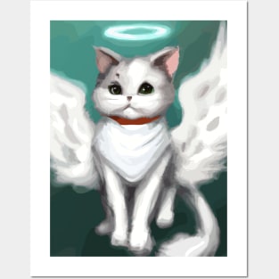Angel Cat Posters and Art